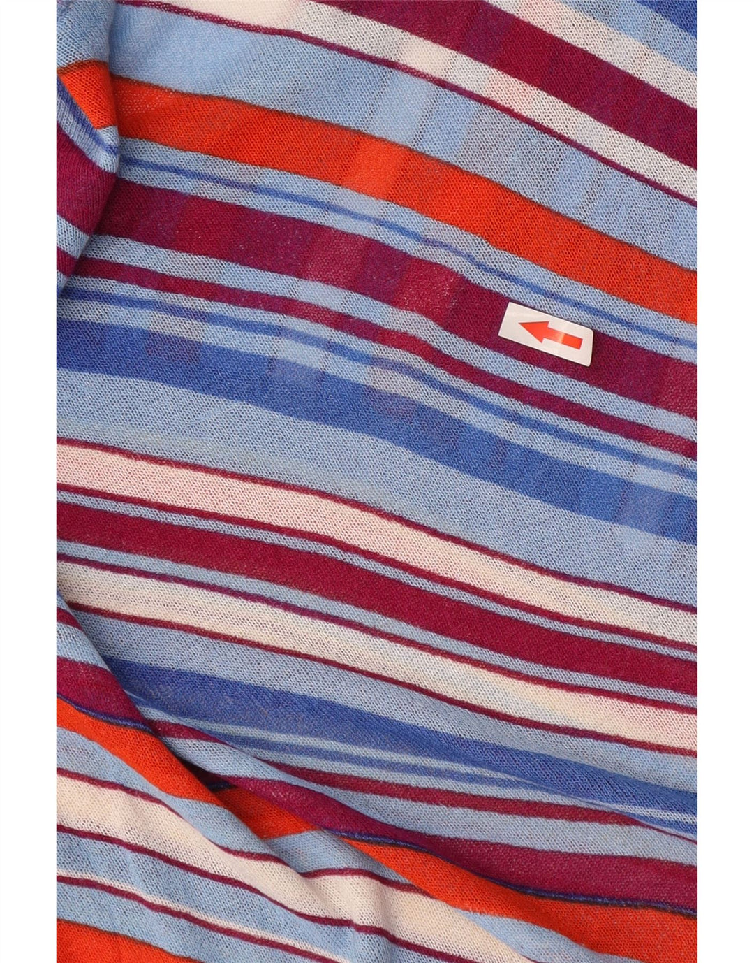 Damski sweter Zara z dekoltem w łódkę UK 12, średnie, wielokolorowe paski