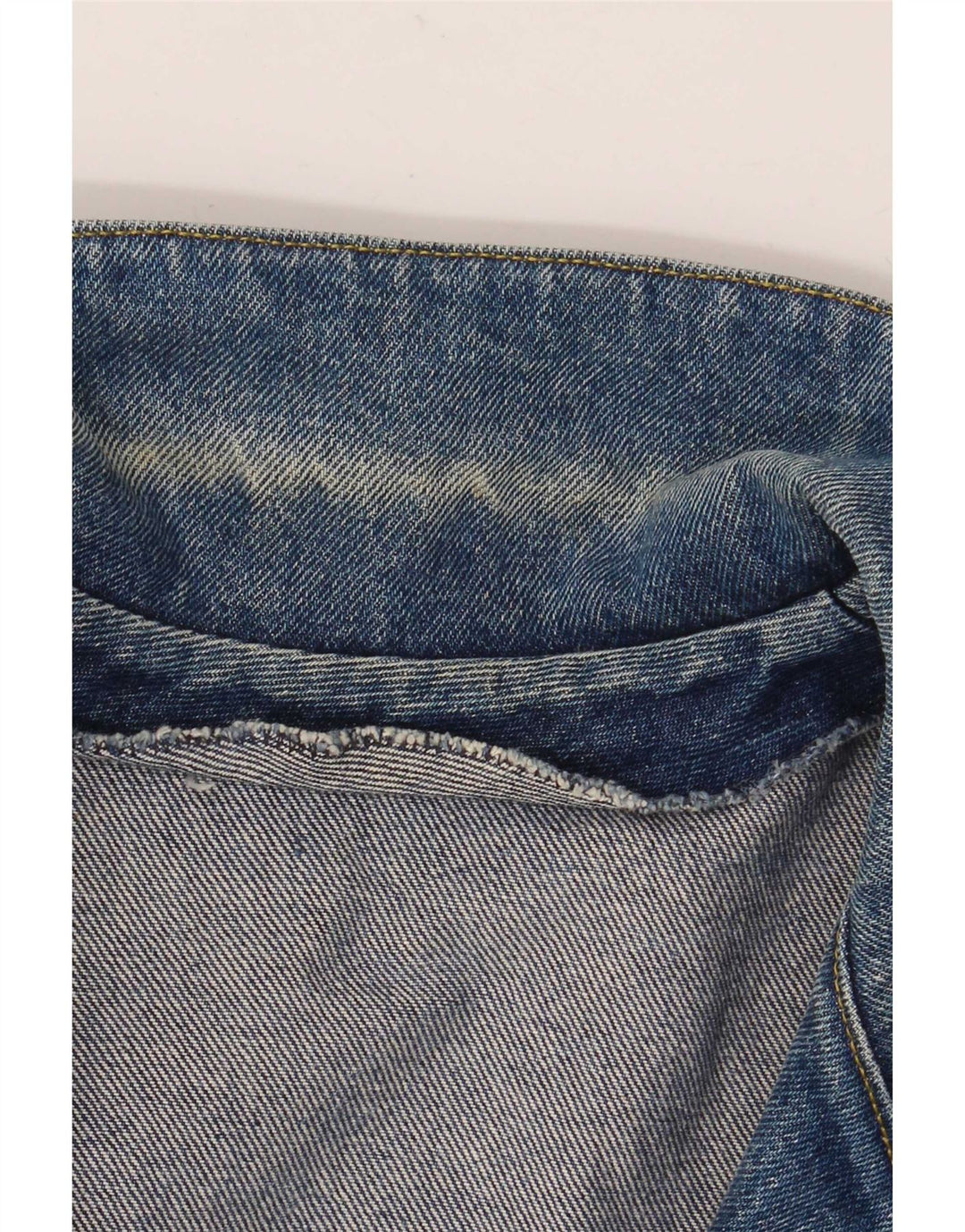 Vintage damska, oversize'owa marynarka dżinsowa zapinana na 2 guziki, UK 18 XL, niebieska