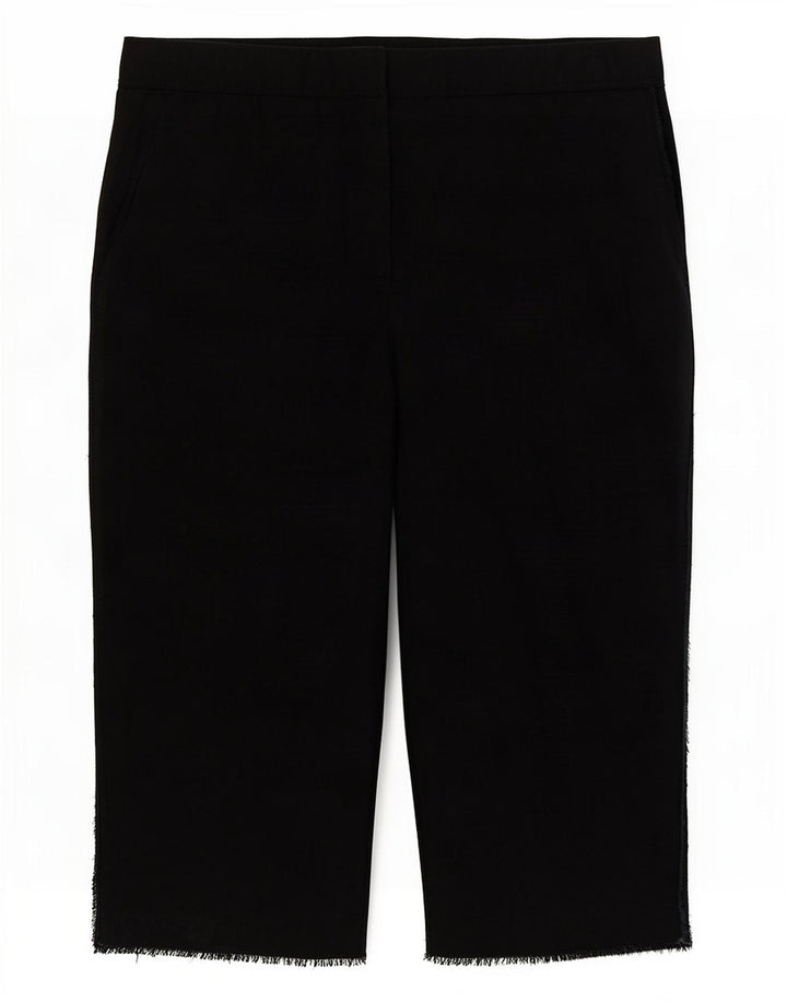 Damskie bermudy Zara Medium W28 Czarny Lyocell