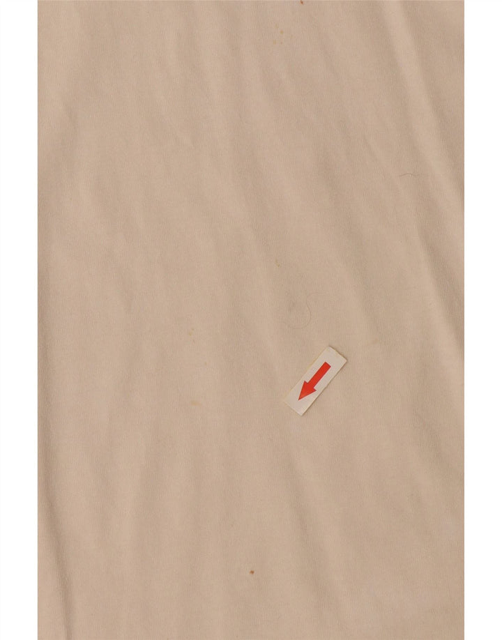 Męski T-shirt ASICS z zamkiem błyskawicznym, duży, w kolorze złamanej bieli