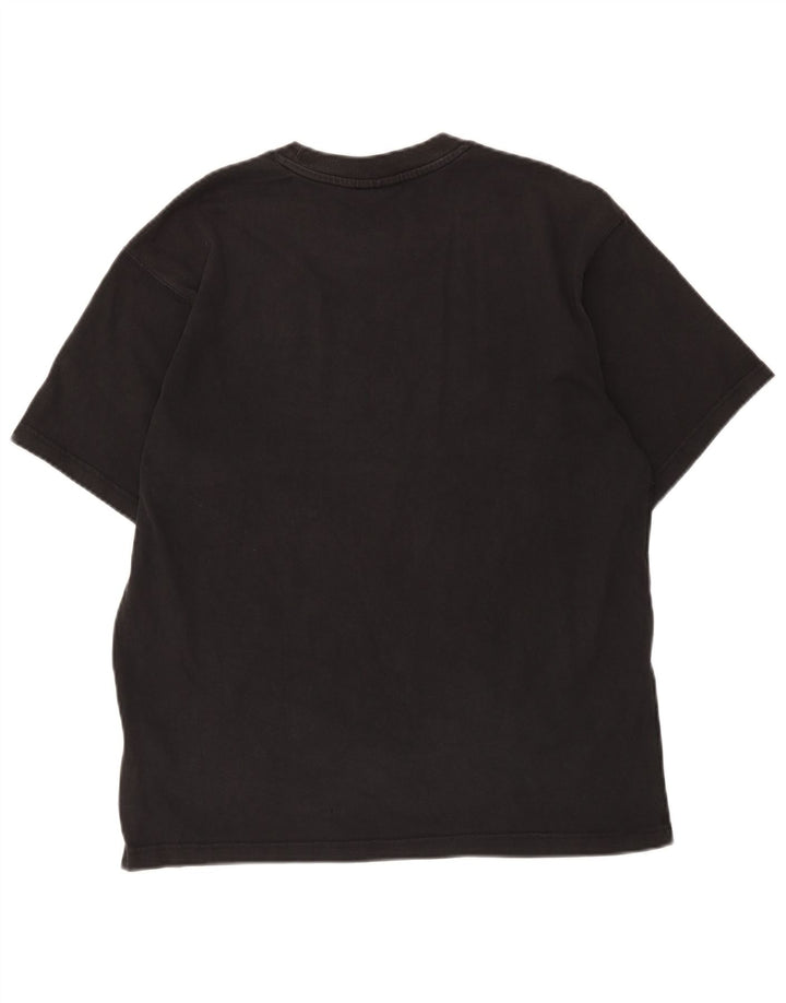 Adidas Męski T-shirt Top Średni Czarny Bawełniany