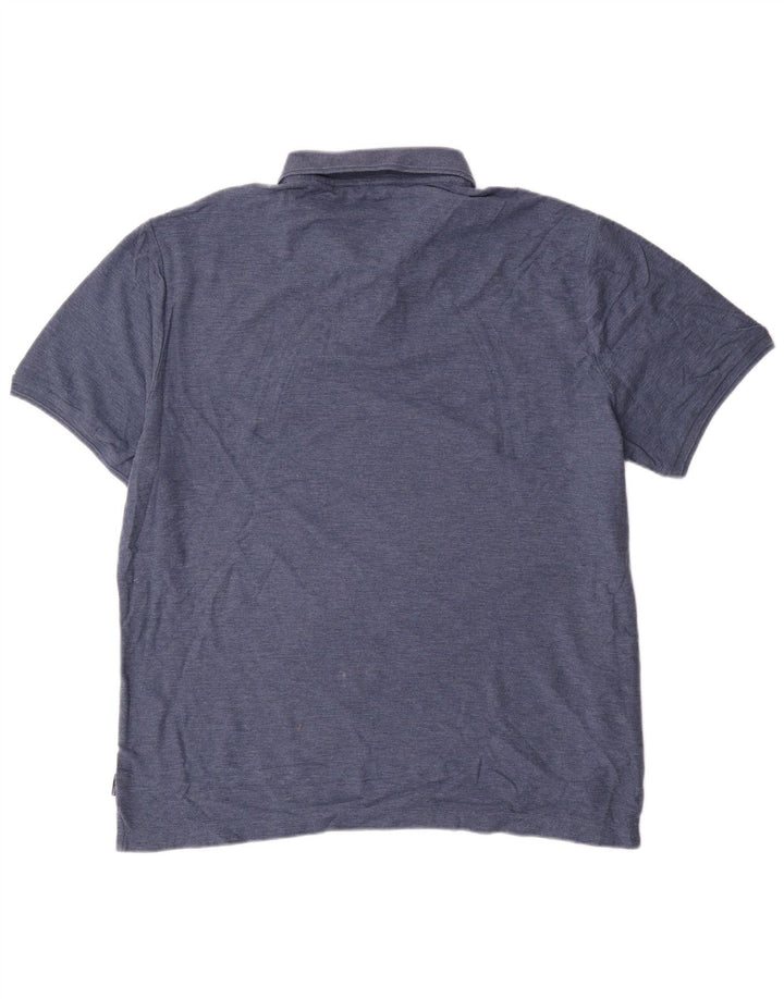 Męska koszulka polo PENGUIN 2XL, niebieska, bawełniana