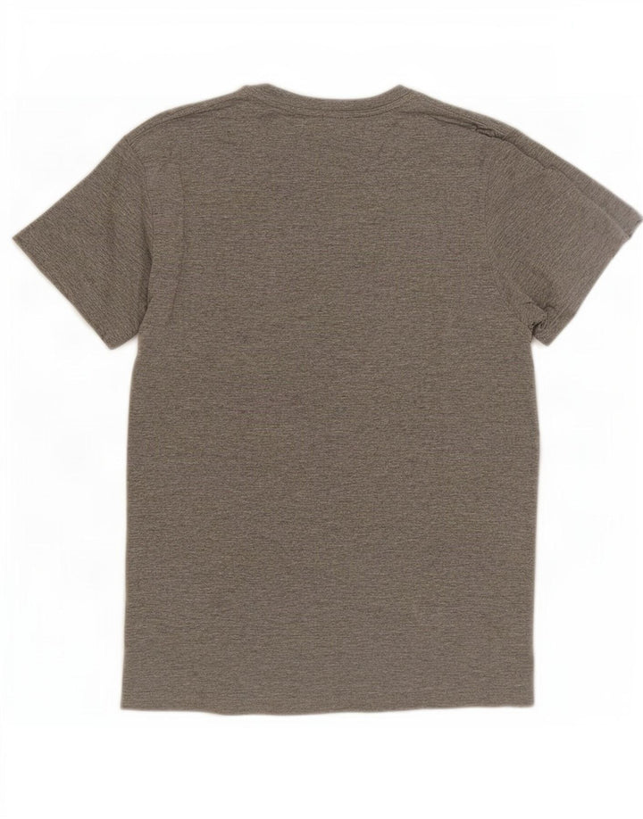 Męski T-shirt z grafiką Jack & Jones, średnioszary, bawełniany