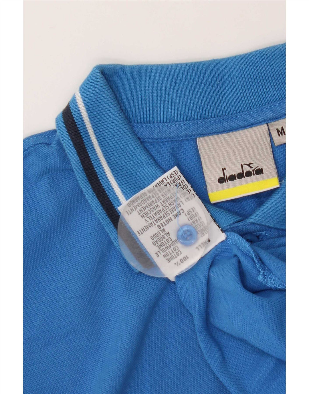 Męska koszulka polo Diadora, niebieska, bawełniana