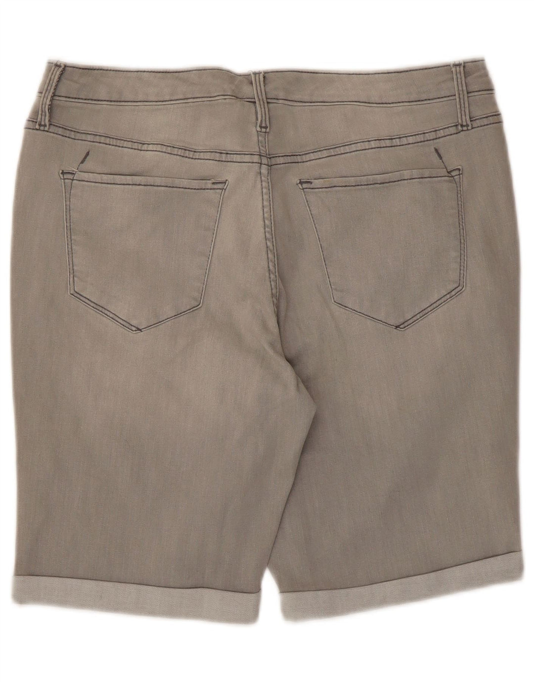 Damskie spodenki jeansowe Mossimo Power Stretch ze średnim stanem US 12 Large W31 szare