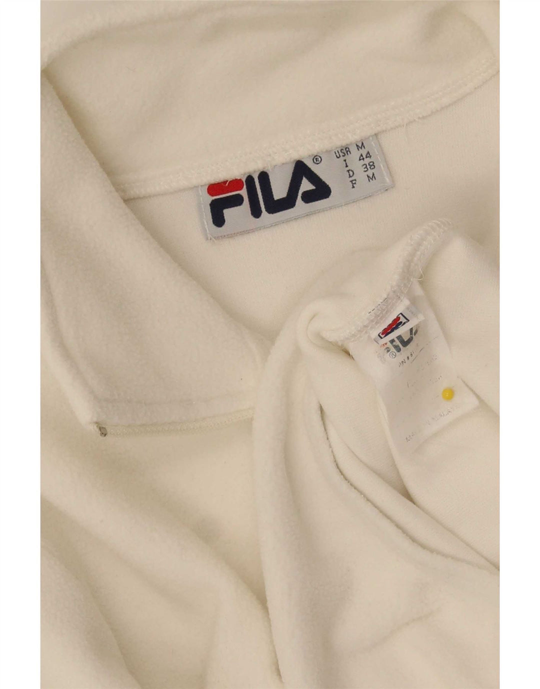 Damskie body polarowe Fila z długim rękawem UK 14, średni biały poliester