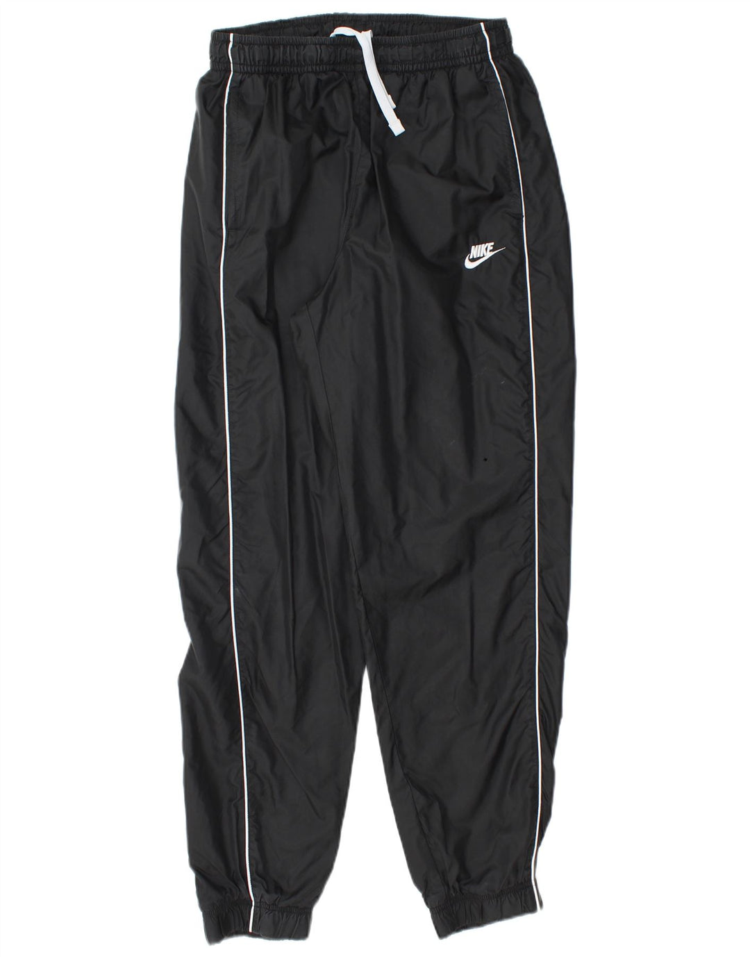 Wodoodporne spodnie damskie Nike o luźnym kroju UK 14, średni czarny nylon