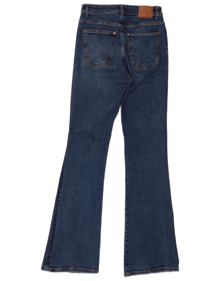 ZARA Womens Flared Jeans EU 38 Small W28 L33 Blue Cotton