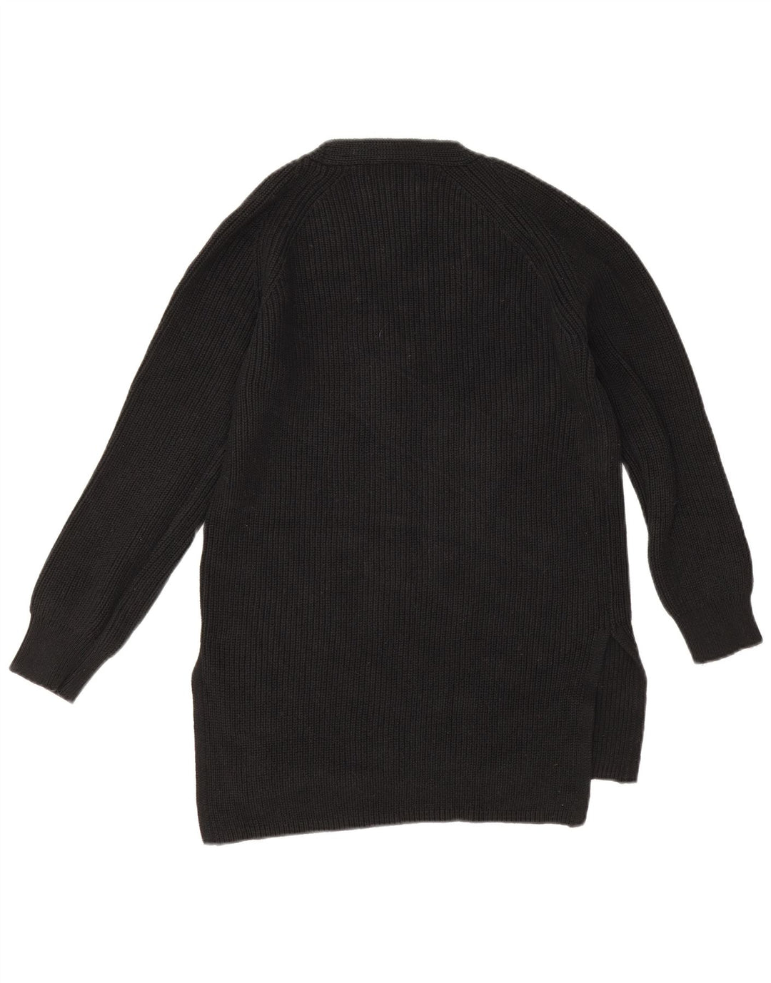 Marks & Spencer Damski sweter oversize z dekoltem w kształcie litery V, UK 10, mały, czarny