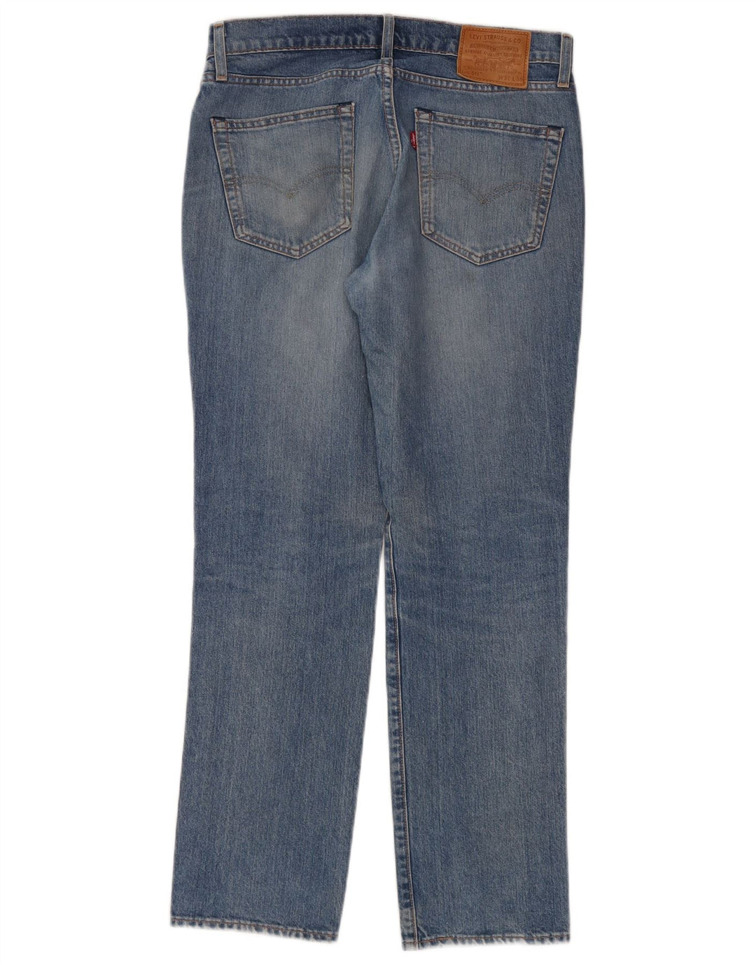 Męskie jeansy Levi's 511 Slim W32 L30 Niebieska bawełna