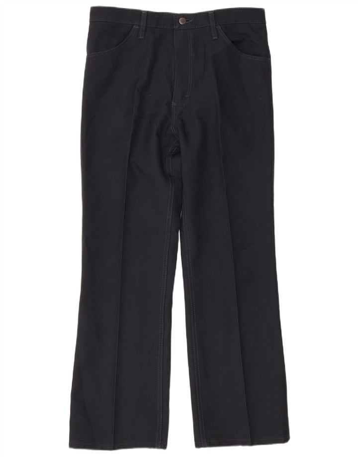 Męskie spodnie typu casual Wrangler Bootcut W36 L30 Granatowy poliester