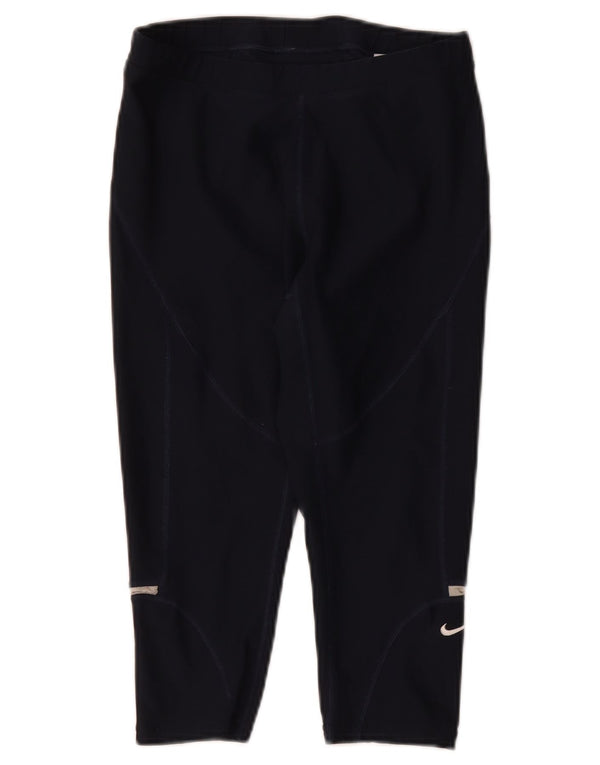 Damskie legginsy Nike Capri US 0/2 XS Granatowy poliester