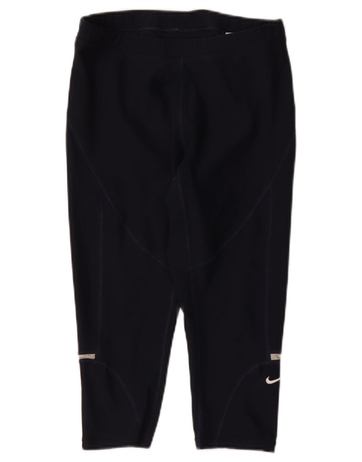 Damskie legginsy Nike Capri US 0/2 XS Granatowy poliester