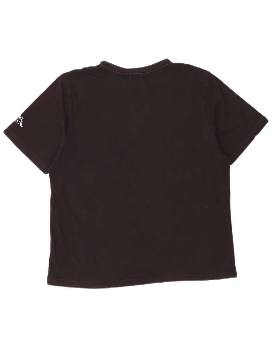 Męski T-shirt z grafiką Kappa, duży, czarny