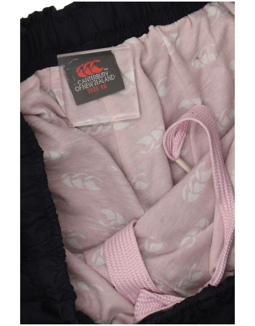 Damskie spodnie dresowe Canterbury Graphic UK 16, duże, granatowe