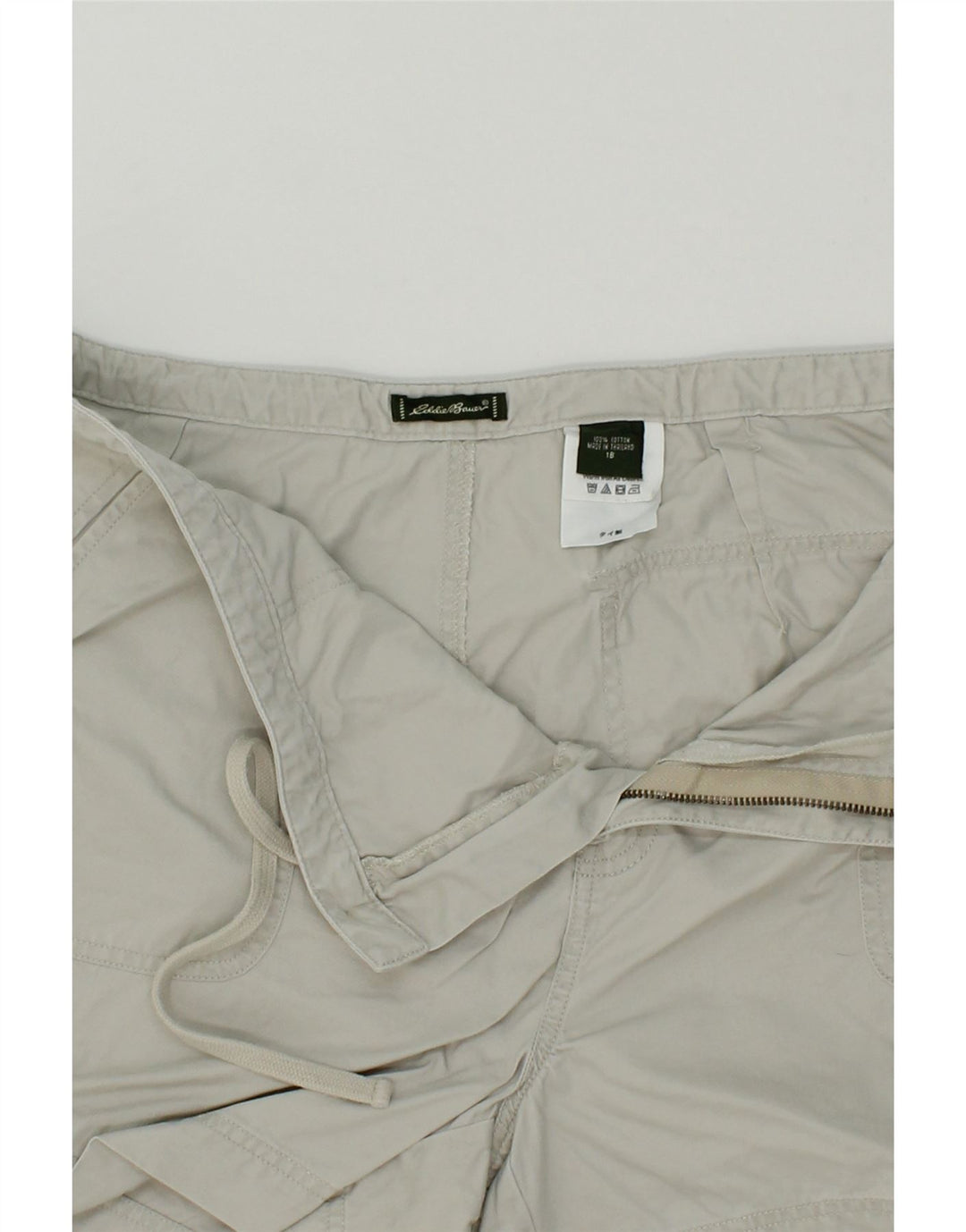 EDDIE BAUER Womens Chino Shorts US 18 2XL W36  Grey Cotton Vintage Eddie Bauer and Second-Hand Eddie Bauer from Messina Hembry 