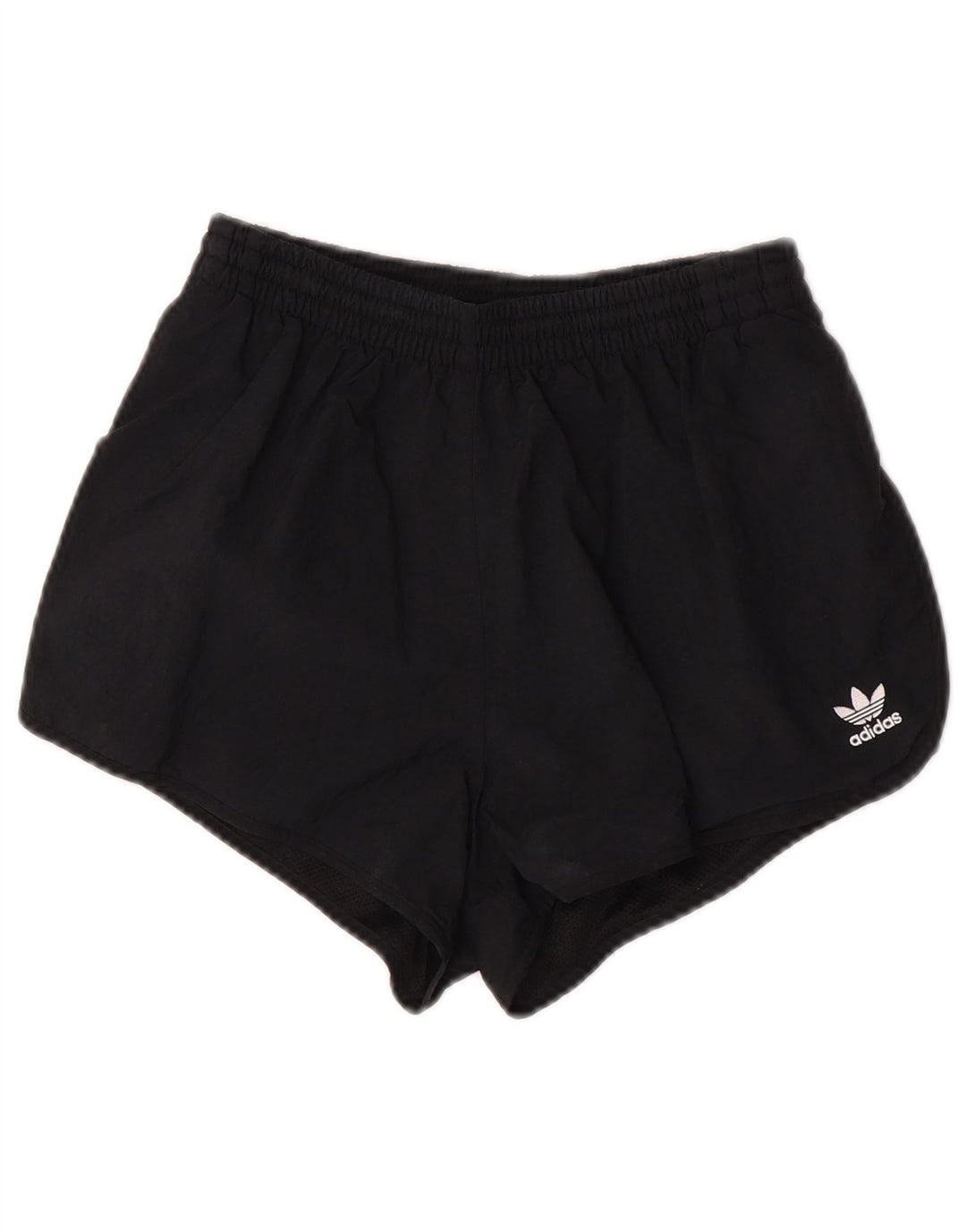 Damskie spodenki sportowe Adidas UK 8, małe, czarne, poliestrowe