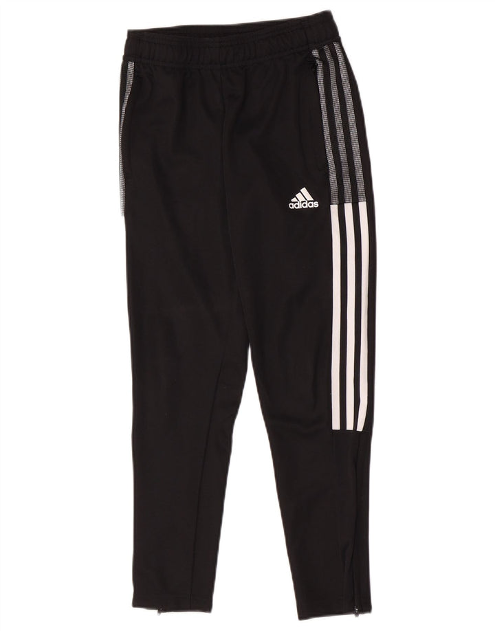 Chłopięce spodnie dresowe Adidas Aeroready 9-10 lat, czarny poliester