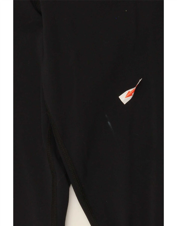Damskie legginsy Nike Dri Fit Capri UK 8, małe, czarne nylonowe