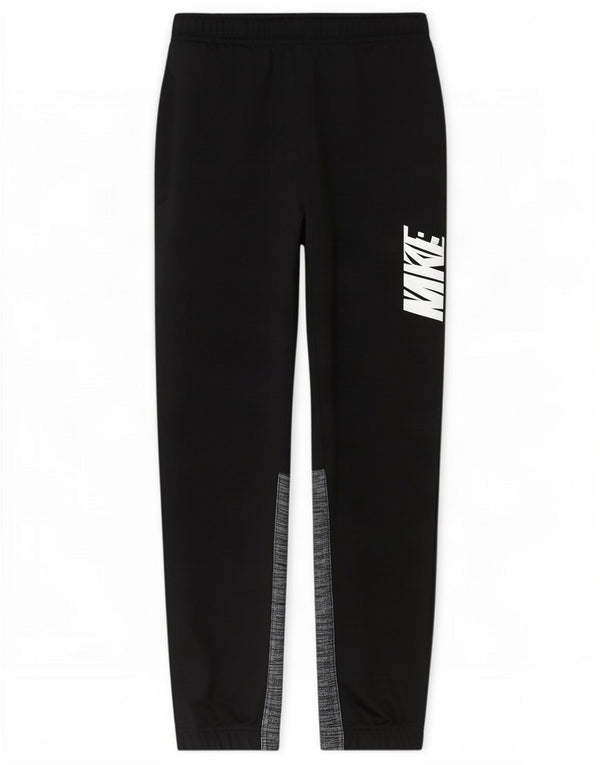 Chłopięce spodnie dresowe Nike, 12-13 lat, duże, czarne, z blokami kolorów