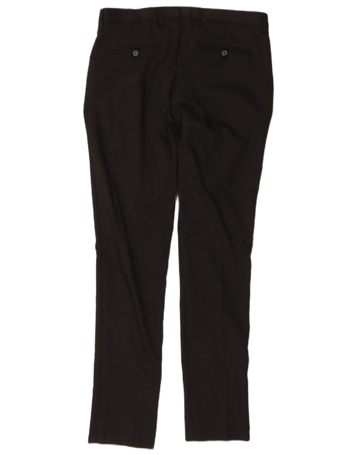 Męskie spodnie chino Zara EU 42 Large W32 L33 Czarny poliester