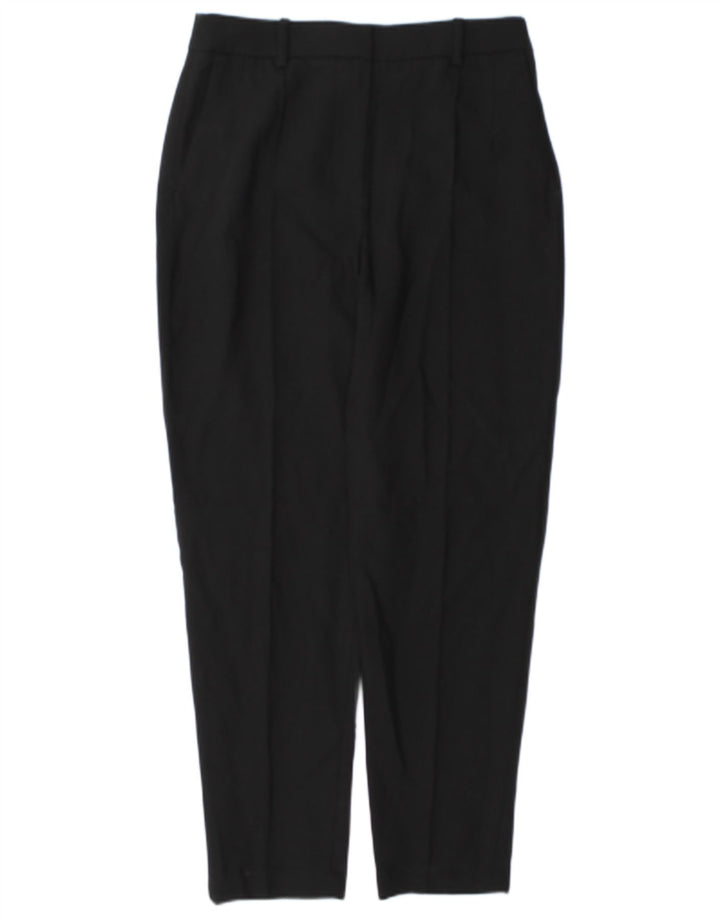 Damskie spodnie Chino zwężane, zwężane, średnie W28 L27, Zara, czarny poliester