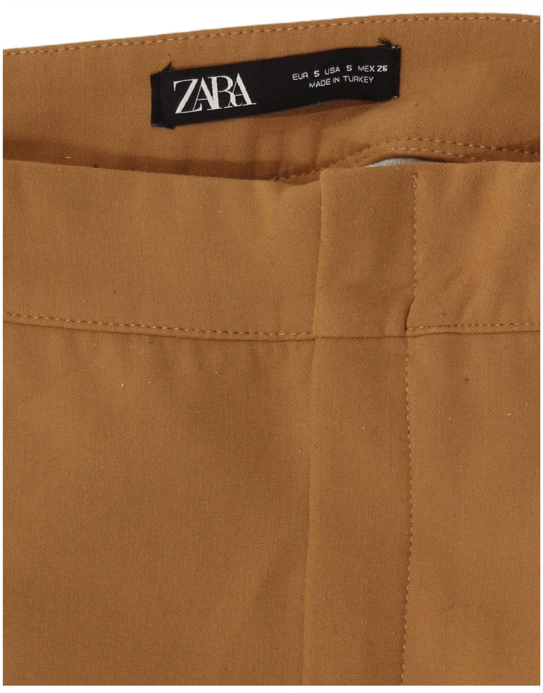 Spódnica mini damska Zara mała W26 beżowa
