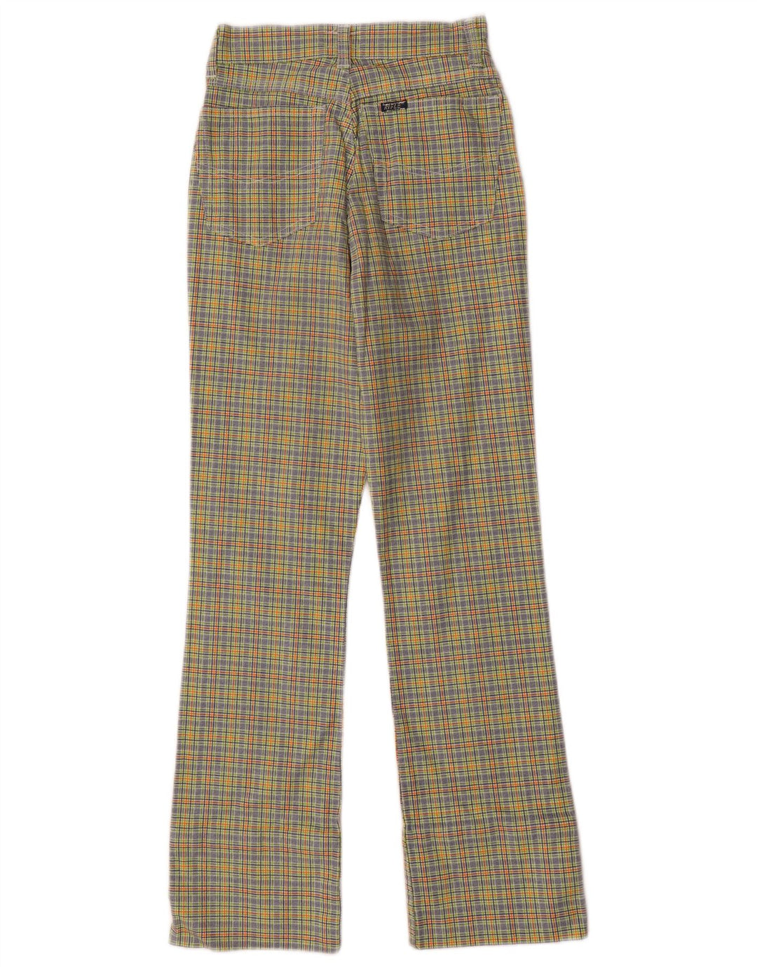 Damskie spodnie typu casual Rifle Bootcut W29 L27 Wielokolorowa bawełniana krata