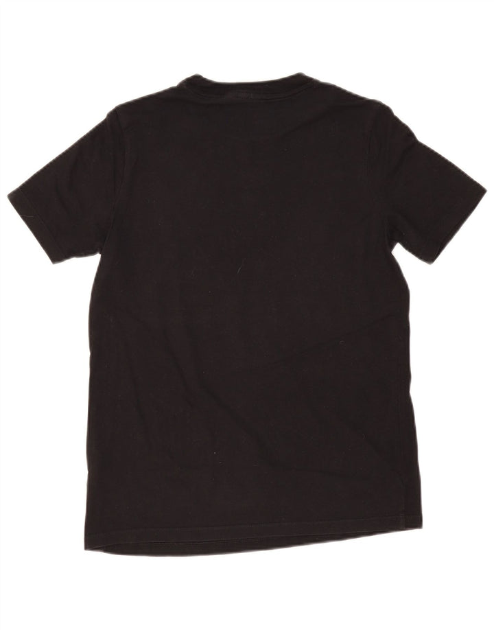 Damska koszulka graficzna Adidas Top UK 14 Średnia czarna bawełna