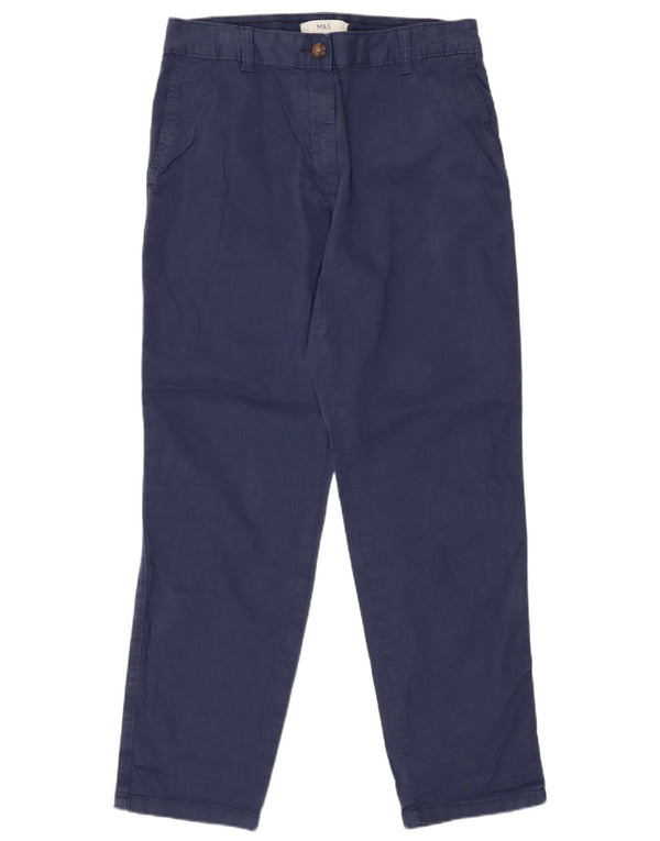 Marks & Spencer Damskie zwężane spodnie Chino UK 8 Small W27 L26 Granatowe