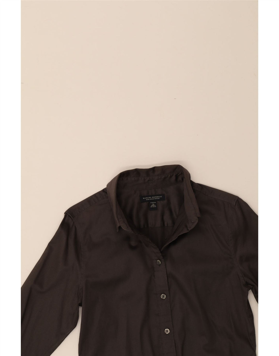 BANANA REPUBLIC Womens Shirt US  6 Medium Grey Cotton Vintage Banana Republic and Second-Hand Banana Republic from Messina Hembry 