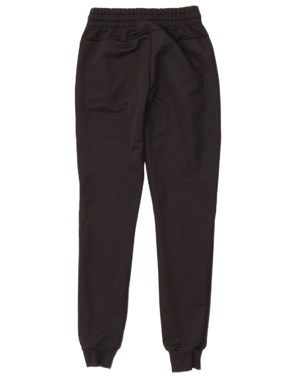 Damskie spodnie dresowe Adidas Joggers UK 4/6 XS Czarny poliester sportowy