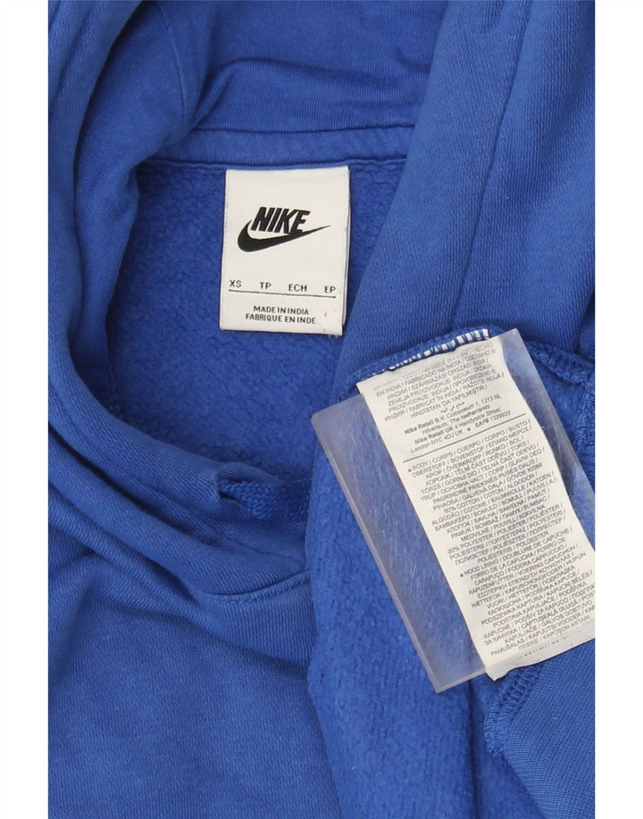 Męska bluza z kapturem Nike XS, niebieska, bawełniana