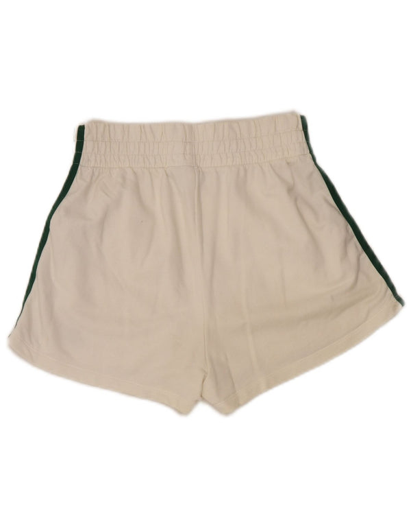 Damskie spodenki sportowe Adidas UK 10 Małe, białe, bawełniane