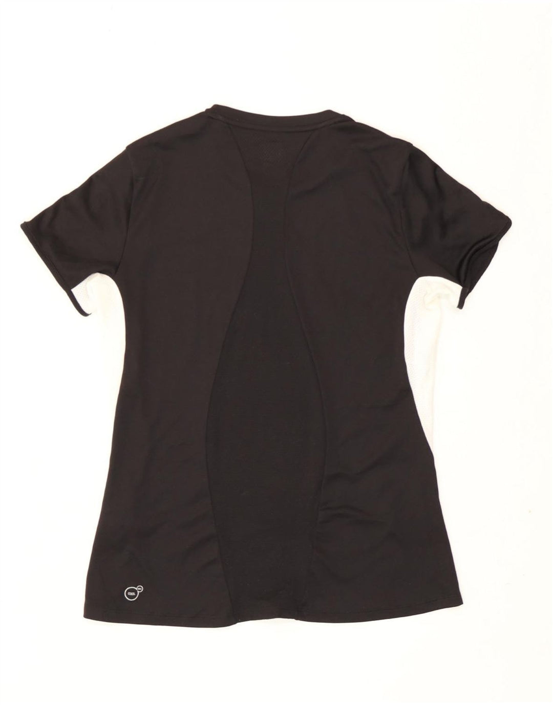 T-shirt damski Puma Top UK 12, średni czarny poliester z blokami kolorów
