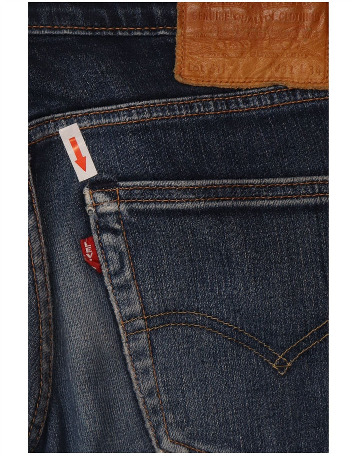Męskie jeansy Levi's 511 Slim W31 L34 Niebieskie bawełniane