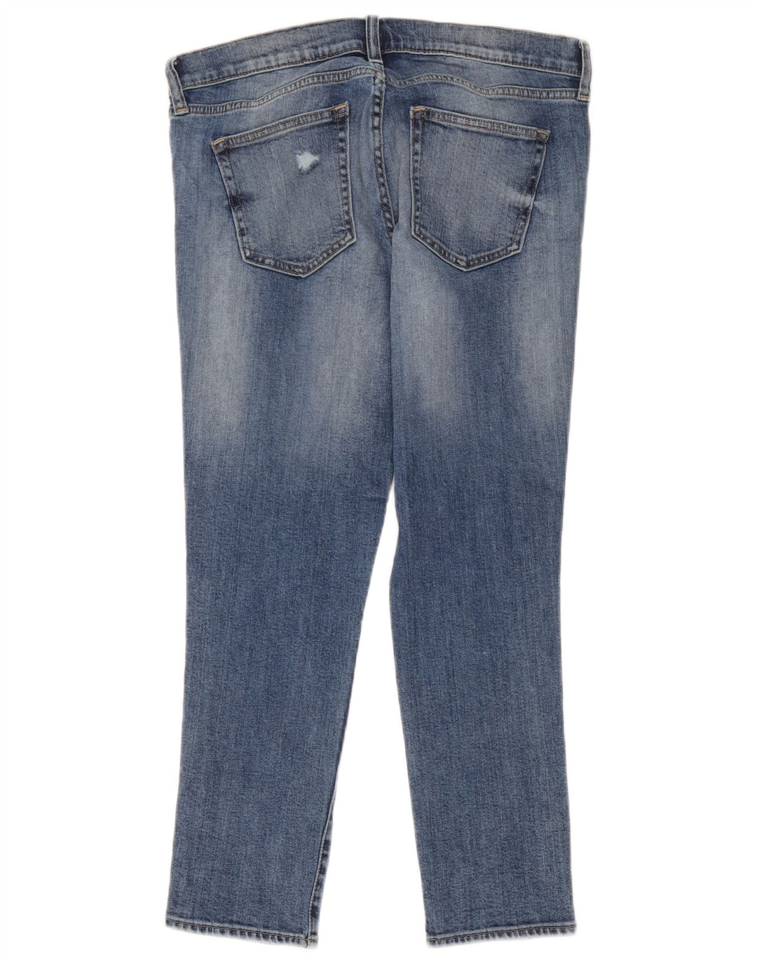 Jeansy damskie Gap Girlfriend Distressed W28 L26 Niebieskie bawełniane