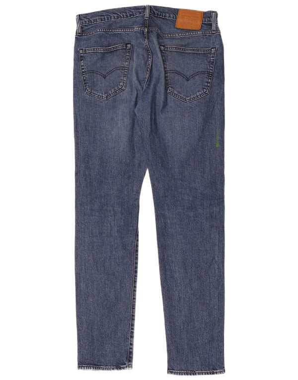 Męskie jeansy Levi's 502 zwężane W34 L36 niebieska bawełna