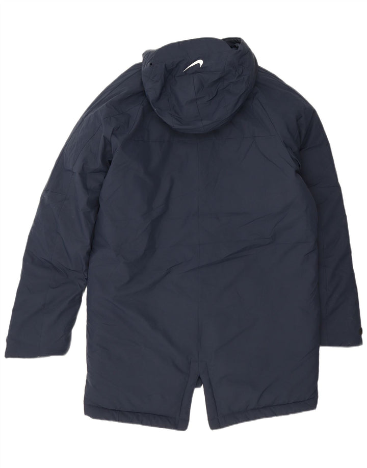 Męska kurtka parka z kapturem Nike UK 38, średni granatowy poliester