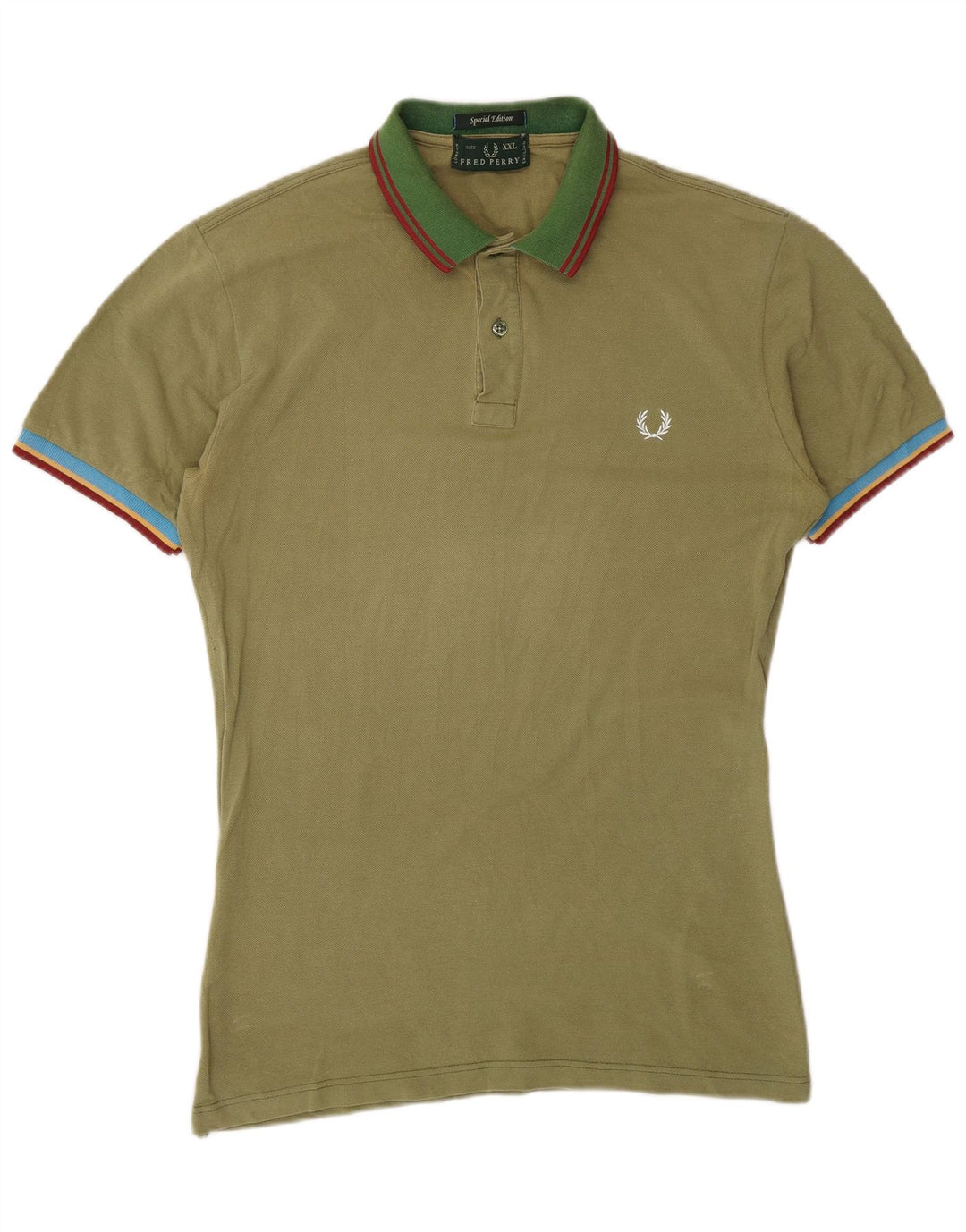 Chłopięca koszulka polo FRED PERRY, 15-16 lat, 2XL, khaki