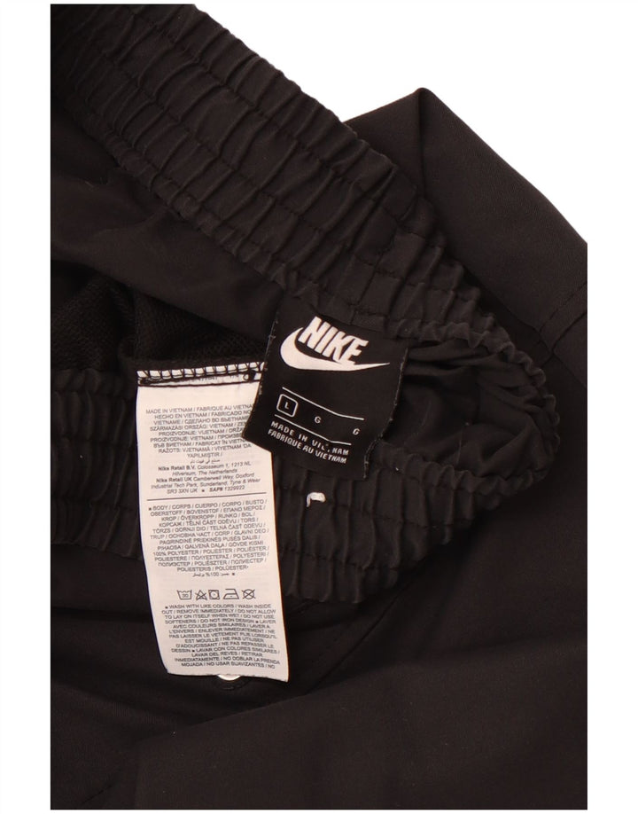 Męskie spodnie dresowe NIKE Grant Fit, duże, czarne, poliestrowe