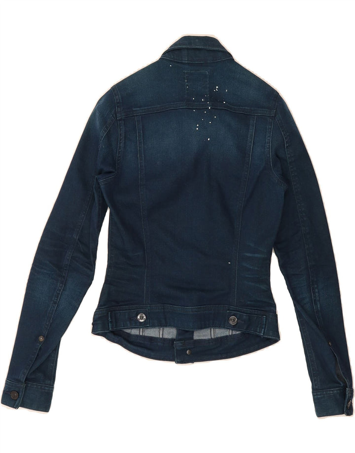 G-STAR Womens Denim Jacket UK 6 XS Blue Polyester Vintage G-Star and Second-Hand G-Star from Messina Hembry 