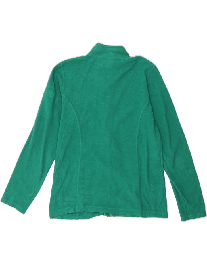 L.L.BEAN Womens Fleece Jacket UK 10 Small Green Polyester Vintage L.L.Bean and Second-Hand L.L.Bean from Messina Hembry 