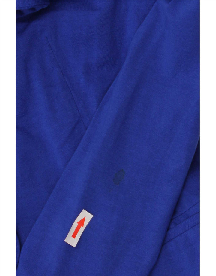 Zara damska marynarka zapinana na 1 guzik UK 10, mała, niebieska bawełna