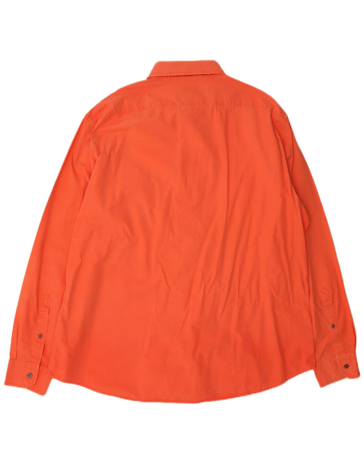 Koszula męska Trussardi 3XL, różowa, bawełniana