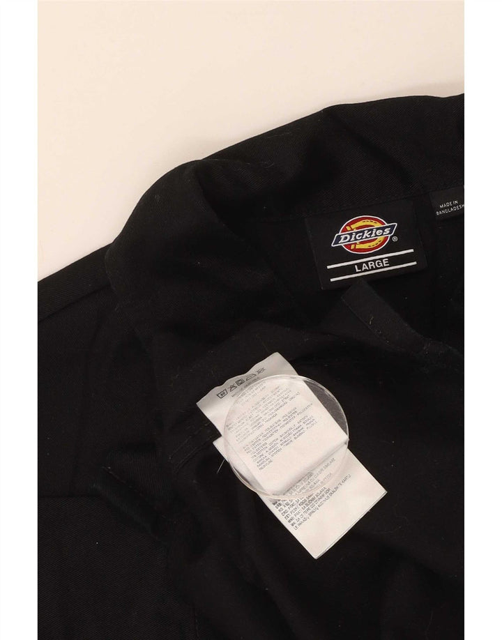 Damska koszulka z krótkim rękawem Dickies UK 16, duża, czarna, poliester