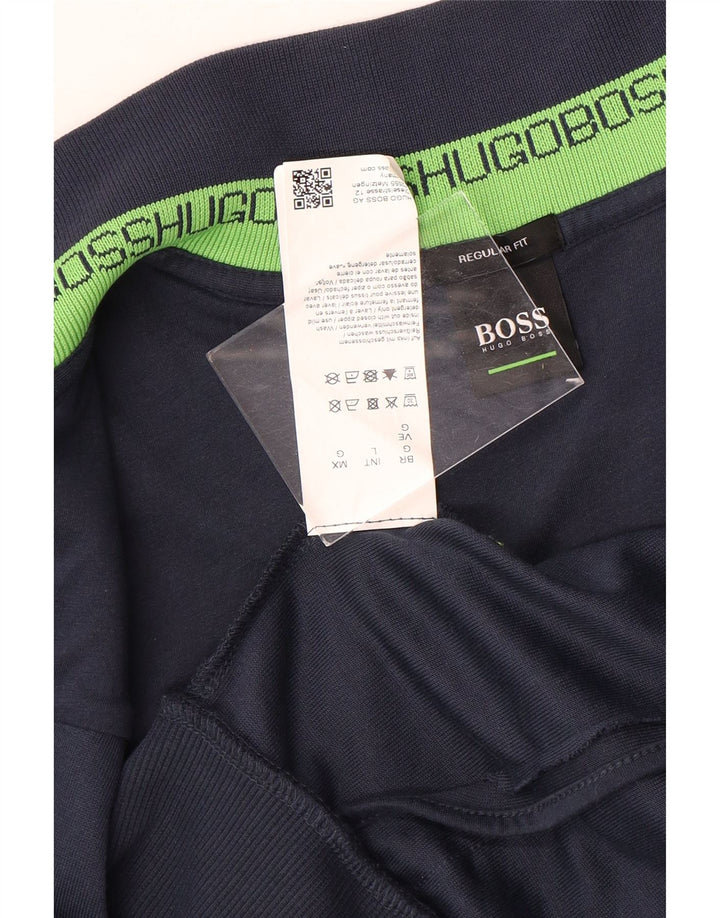 Kurtka dresowa damska Hugo Boss Regular Fit UK 16, duża, granatowa