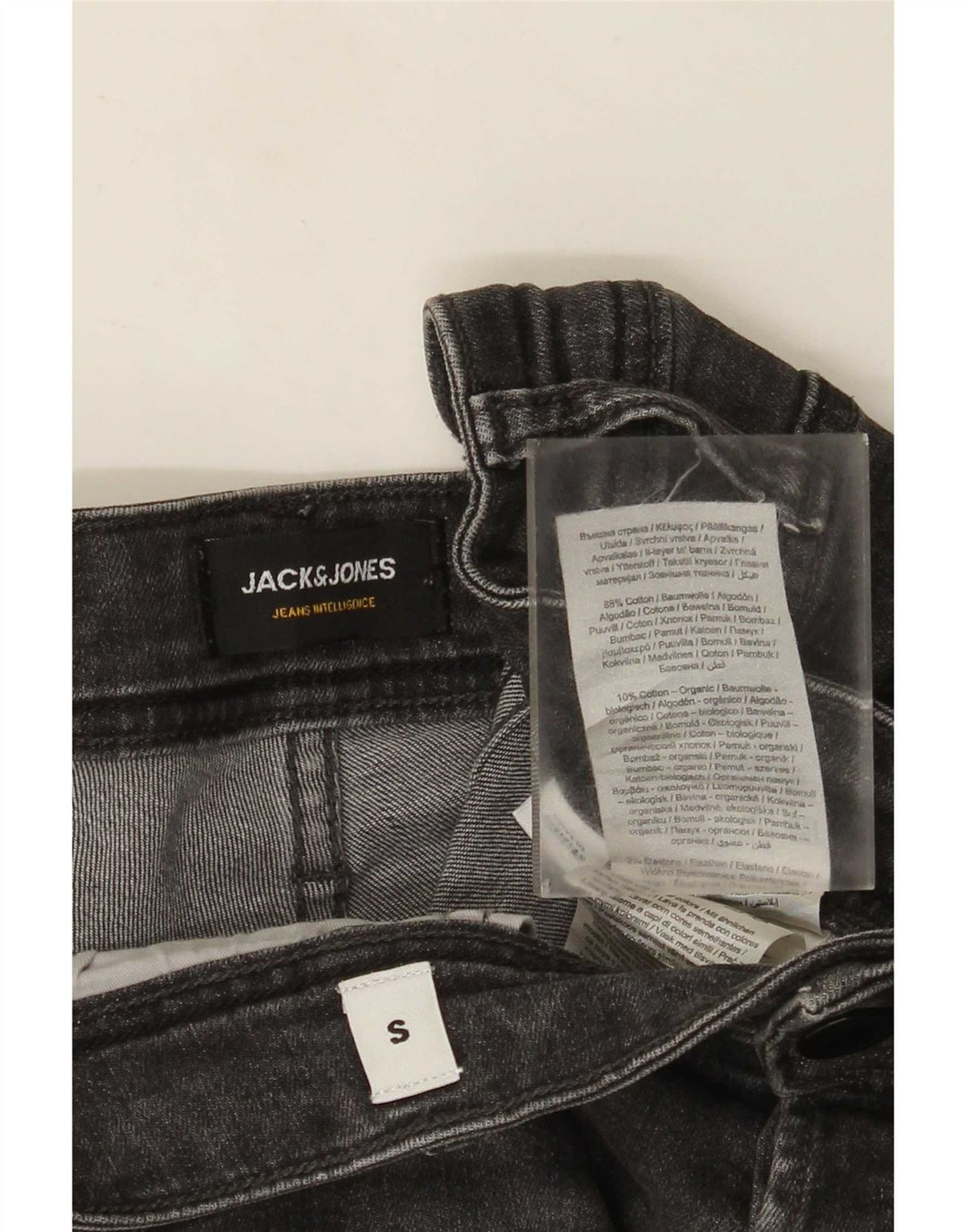 Męskie spodenki jeansowe Jack & Jones, małe W29, szare