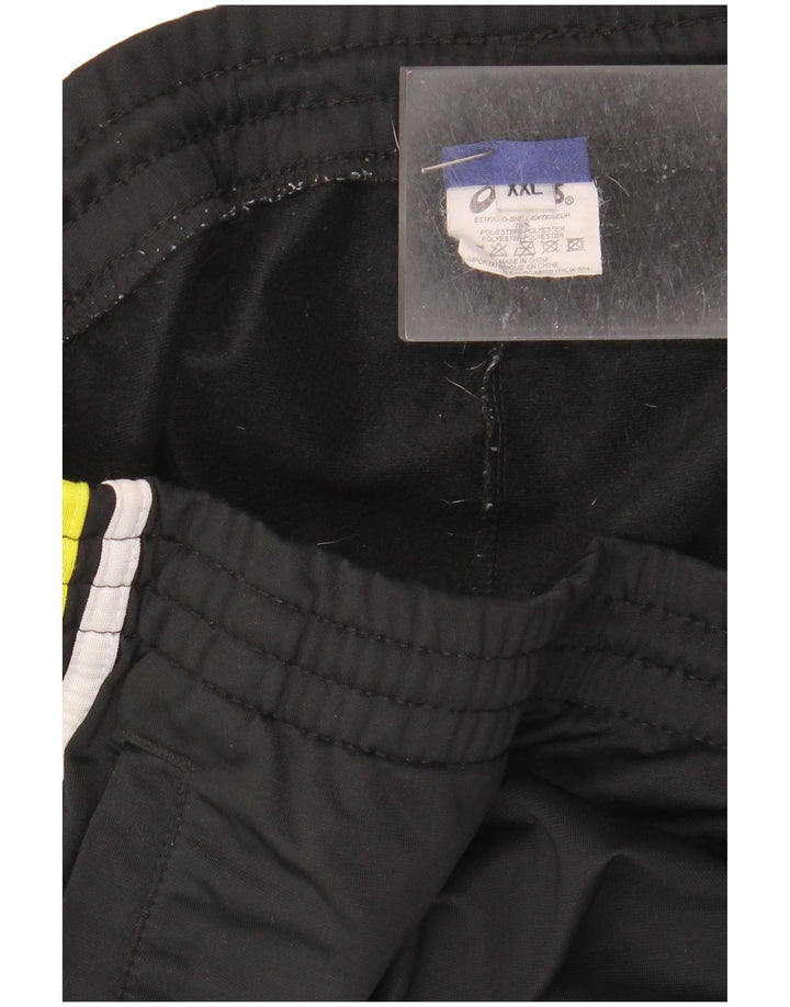 Męskie spodnie dresowe Asics 2XL, czarny poliester