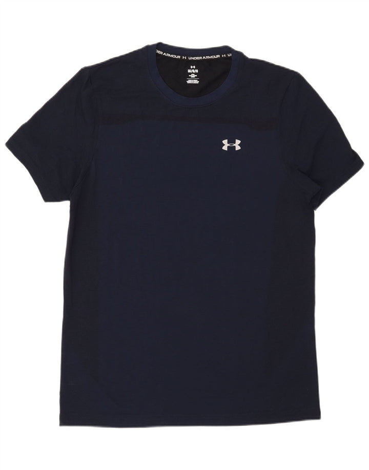 Koszulka męska Under Armour, duża, granatowa, nylonowa